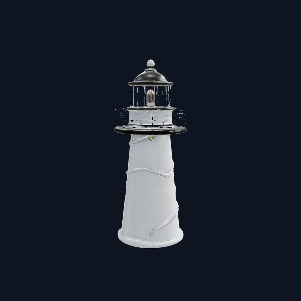 Futuristic Lighthouse Model Pack with Spiraling Design